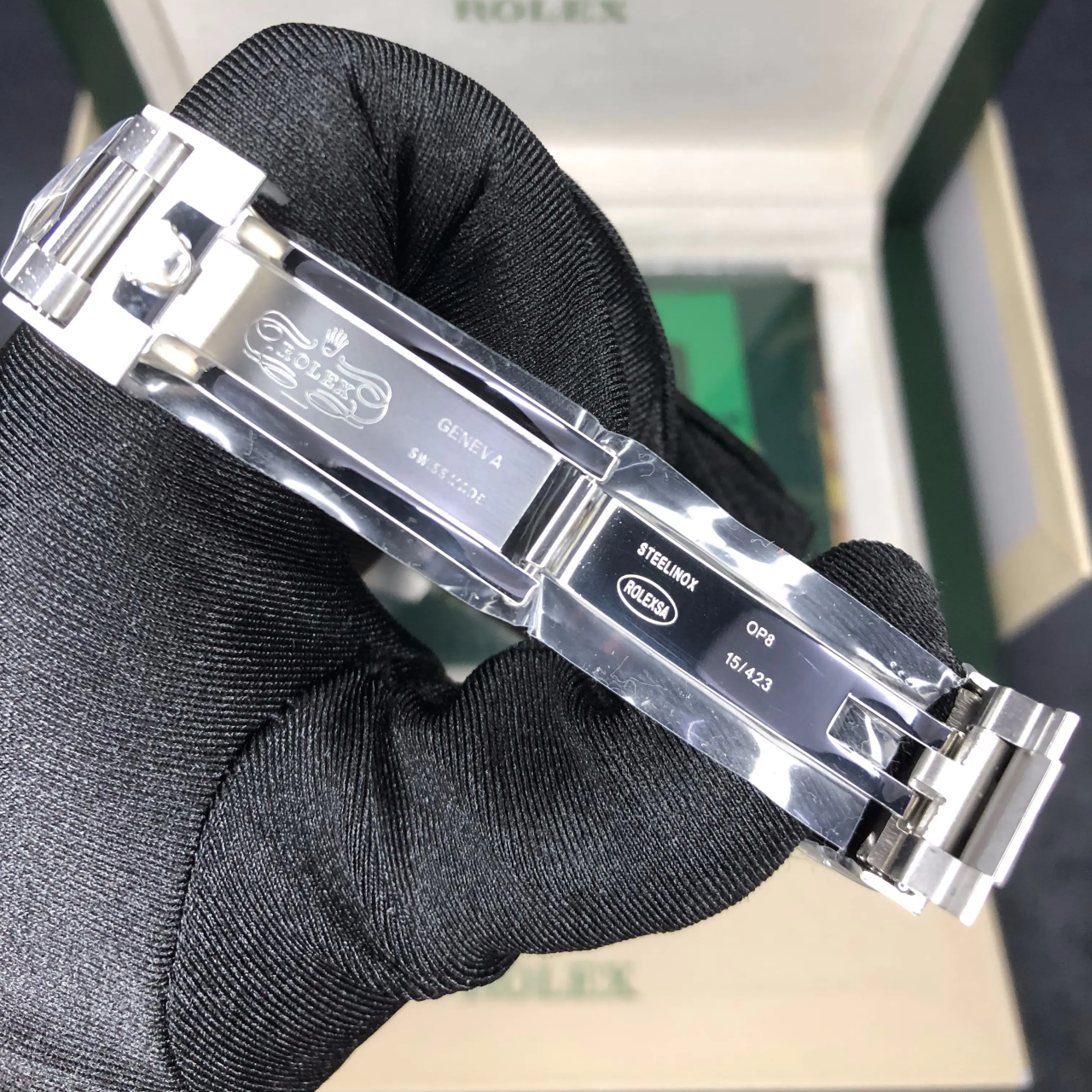 Rolex Submariner Silver Black Diamond 40mm - LITELUX