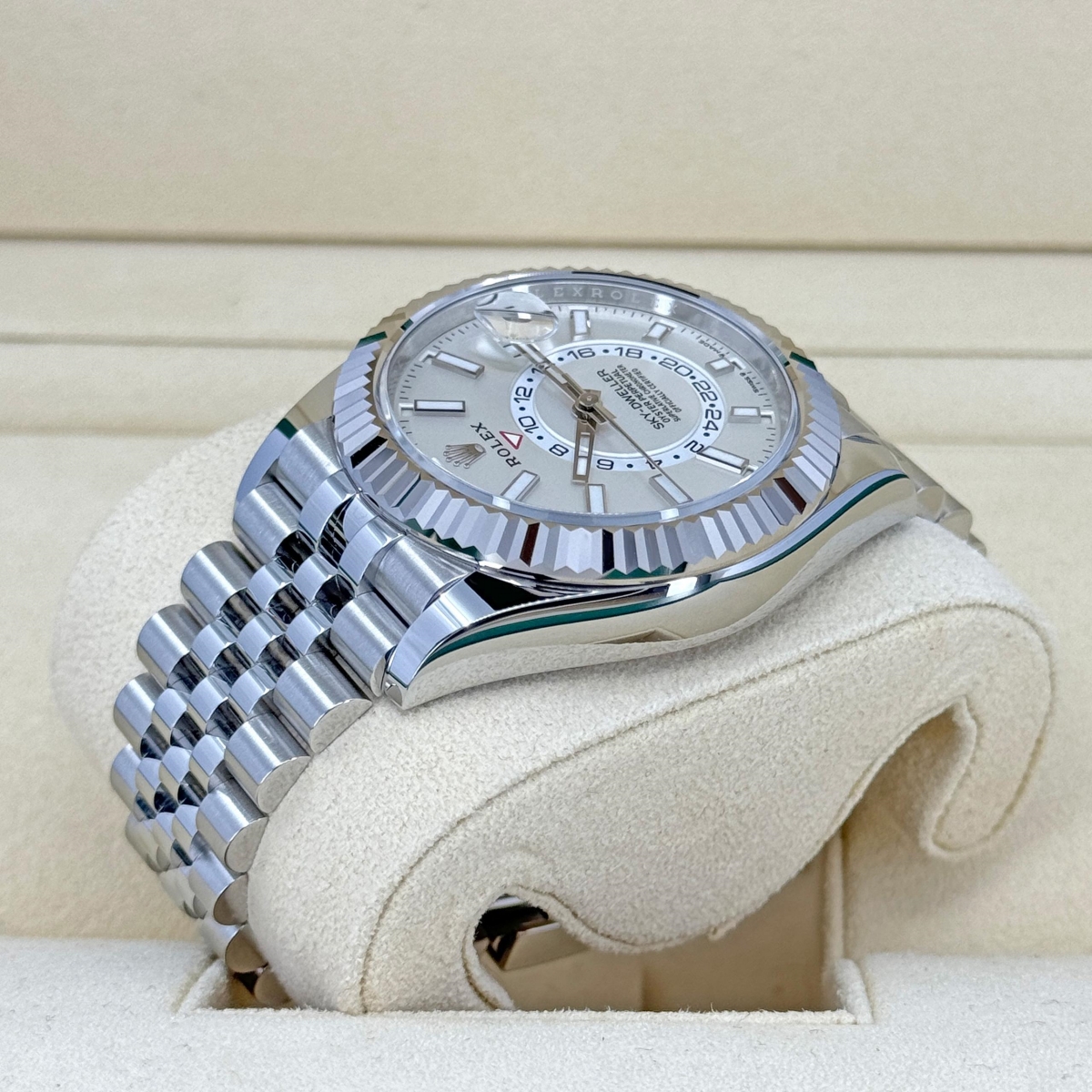 RLX Sky-Dweller 42mm 336934-0004 Stainless Steel White Dial Oyster - LITELUX