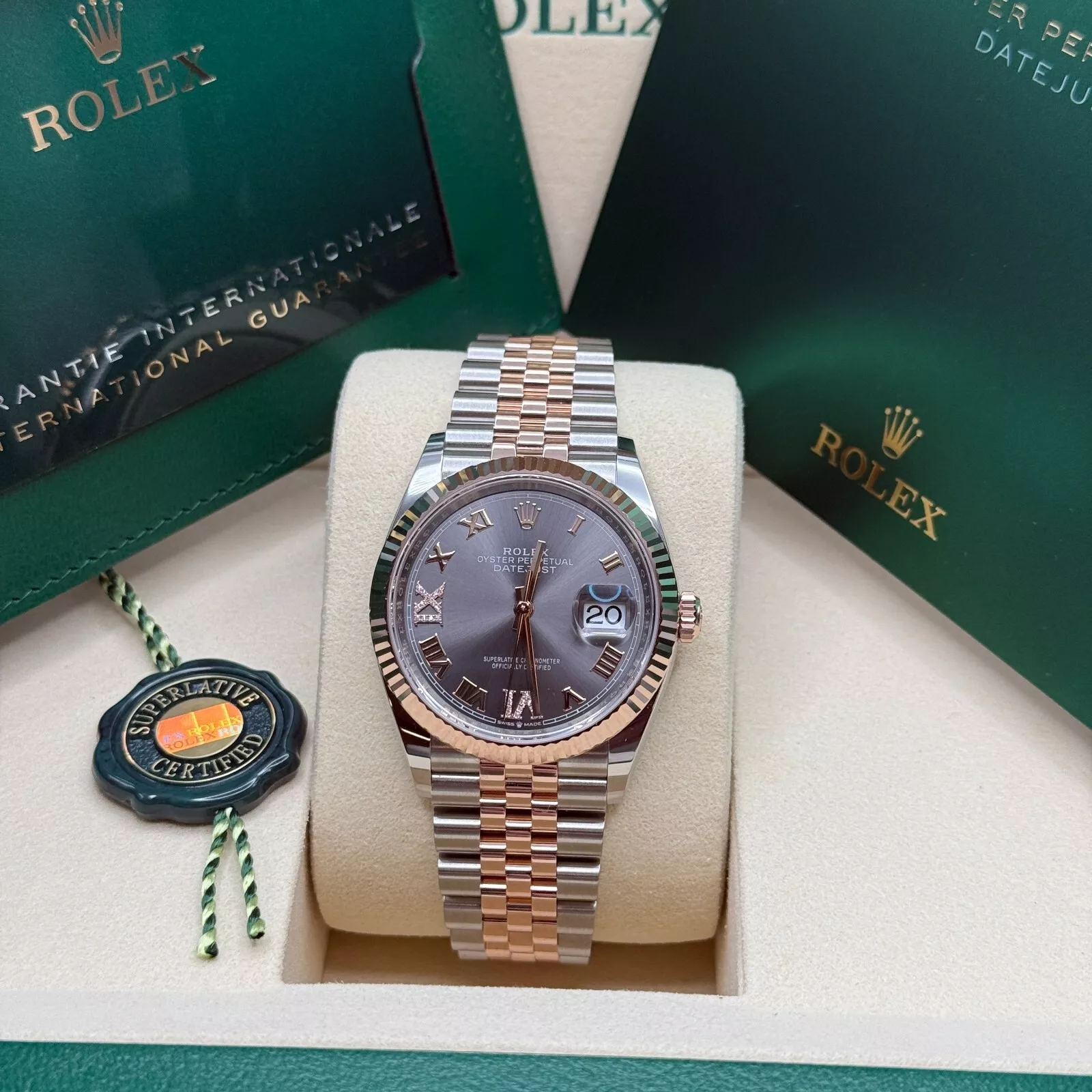 RLX Datejust 36mm 126231 Slate Dial Jubilee Bracelet - LITELUX