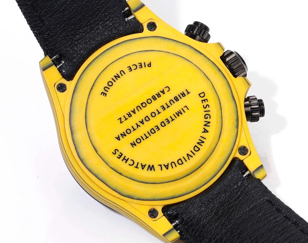 12A(Swiss movement)Rolex Cosmograph Daytona DIW Carbon Yellow “BUMBLEBEE” 40mm Replica 1:1 – Top Quality Version - LITELUX