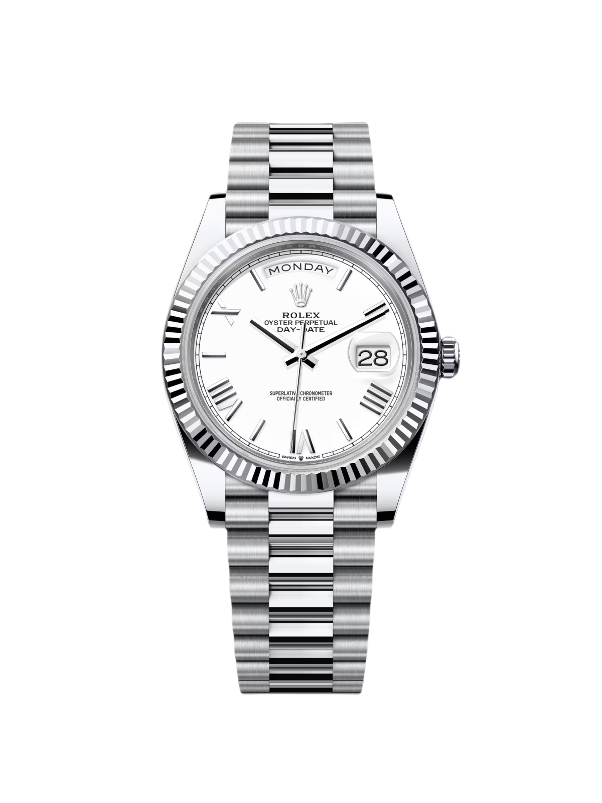 RLX Day-Date 228236-0010 White Roman Dial - LITELUX