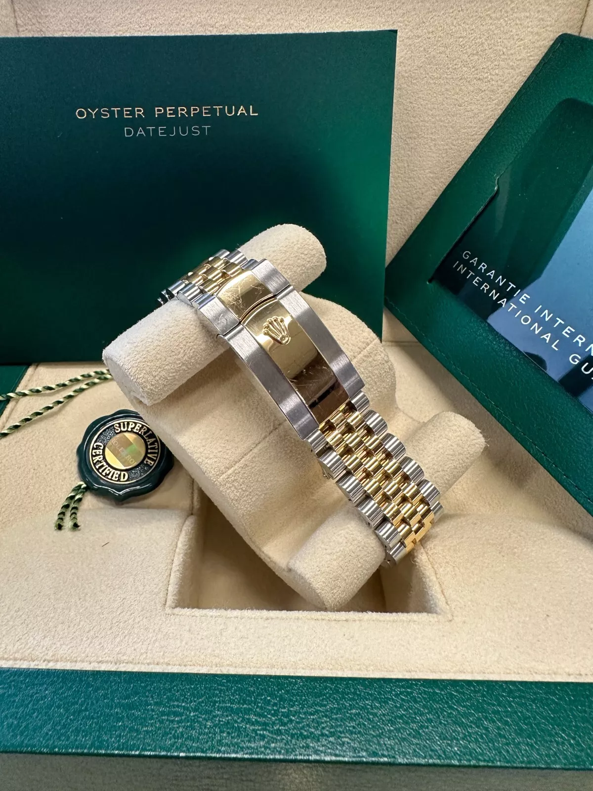 RLX Datejust 41mm 126333 Champagne Index Jubilee Steel and Yellow Gold Mens Watch - LITELUX