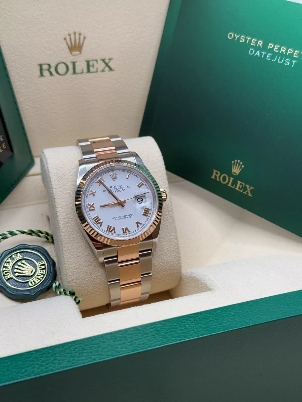 RLX Datejust 36mm 126231 White Dial Oyster Bracelet - LITELUX