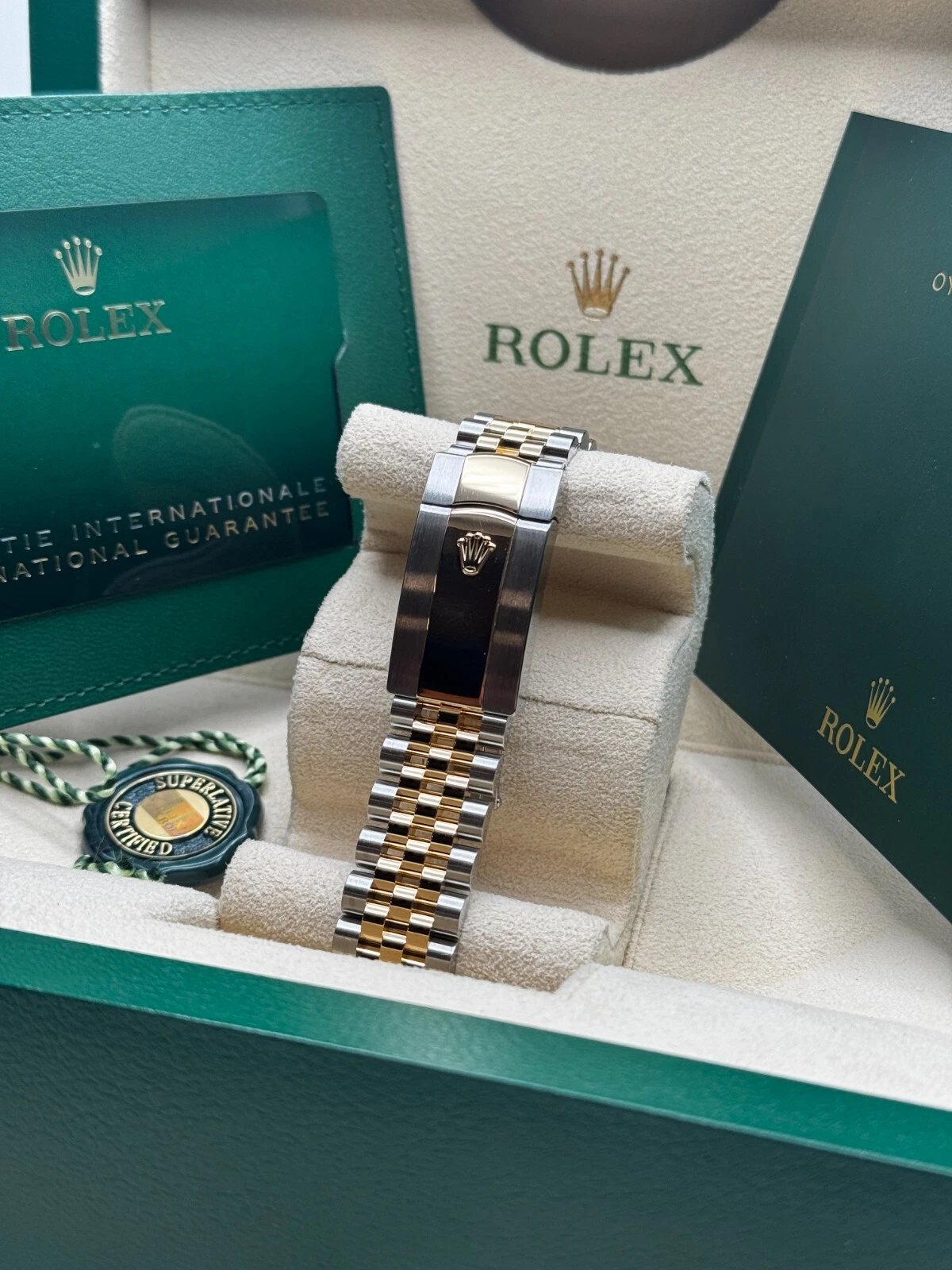 RLX Datejust 41mm 126333 Black Diamond Jubilee Steel and Yellow Gold Men’s Watch - LITELUX