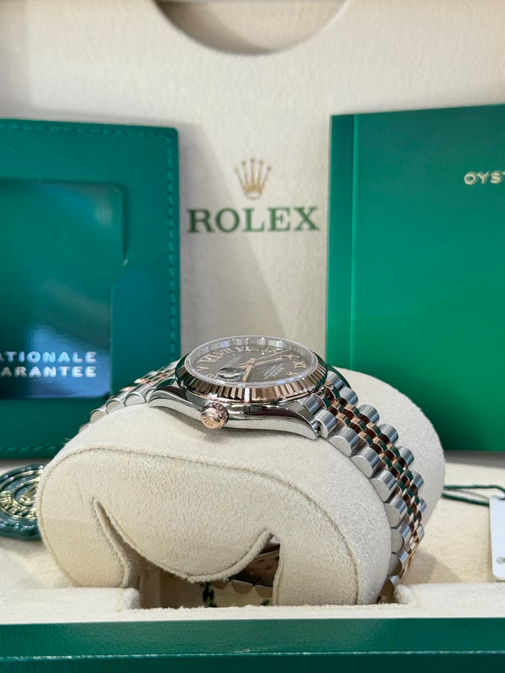 RLX Datejust m278271-0019/0020 Aubergine 31mm Dial Oyster Bracelet Watch - LITELUX