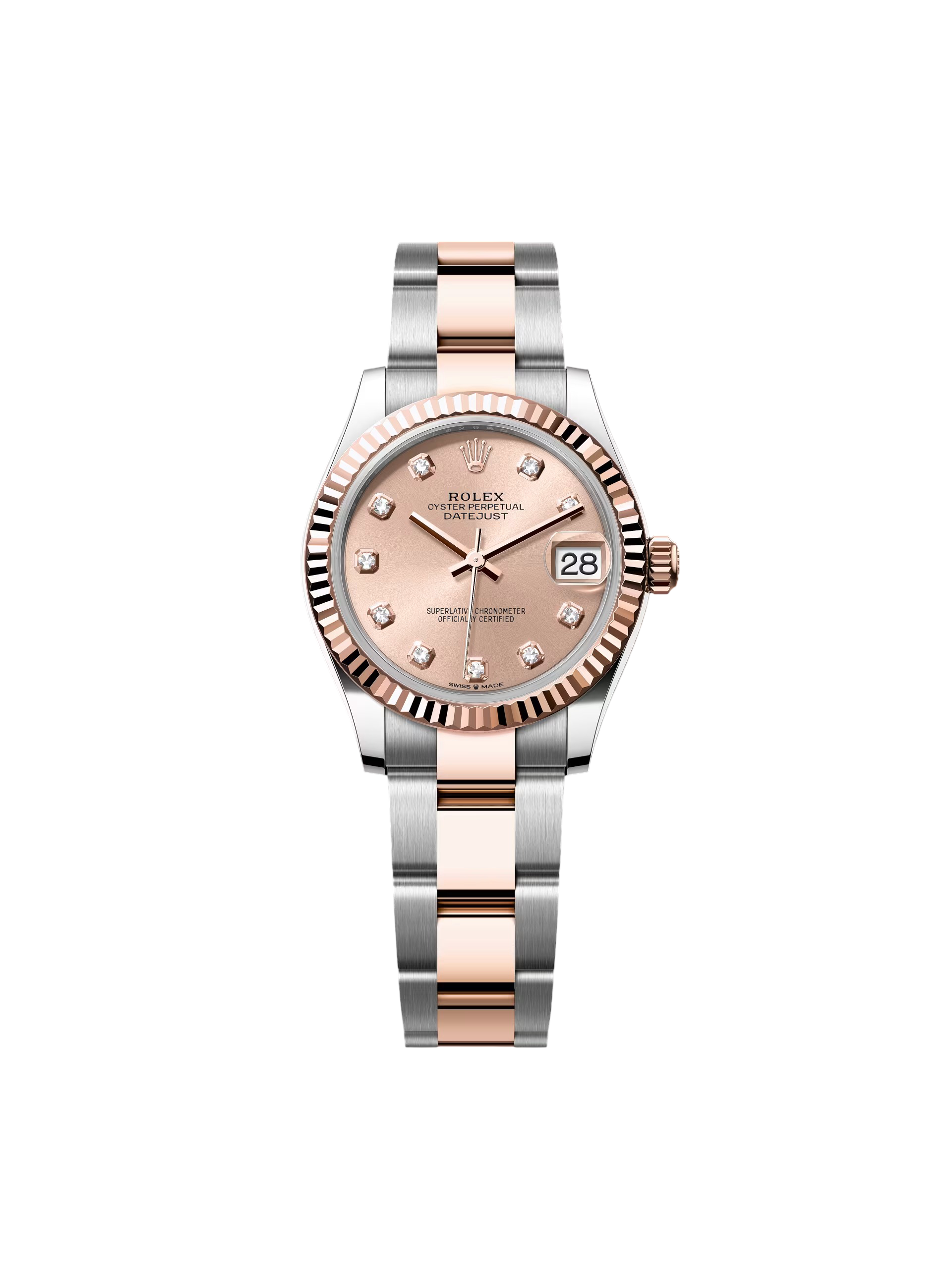 RLX Datejust m278271-0023/0024 Rose 31mm Dial Oyster Bracelet Watch - LITELUX