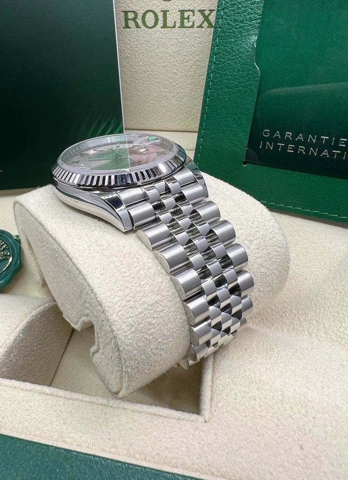 RLX Datejust 36mm 126234 Pink Roman Dial Oyster Stainless Steel - LITELUX