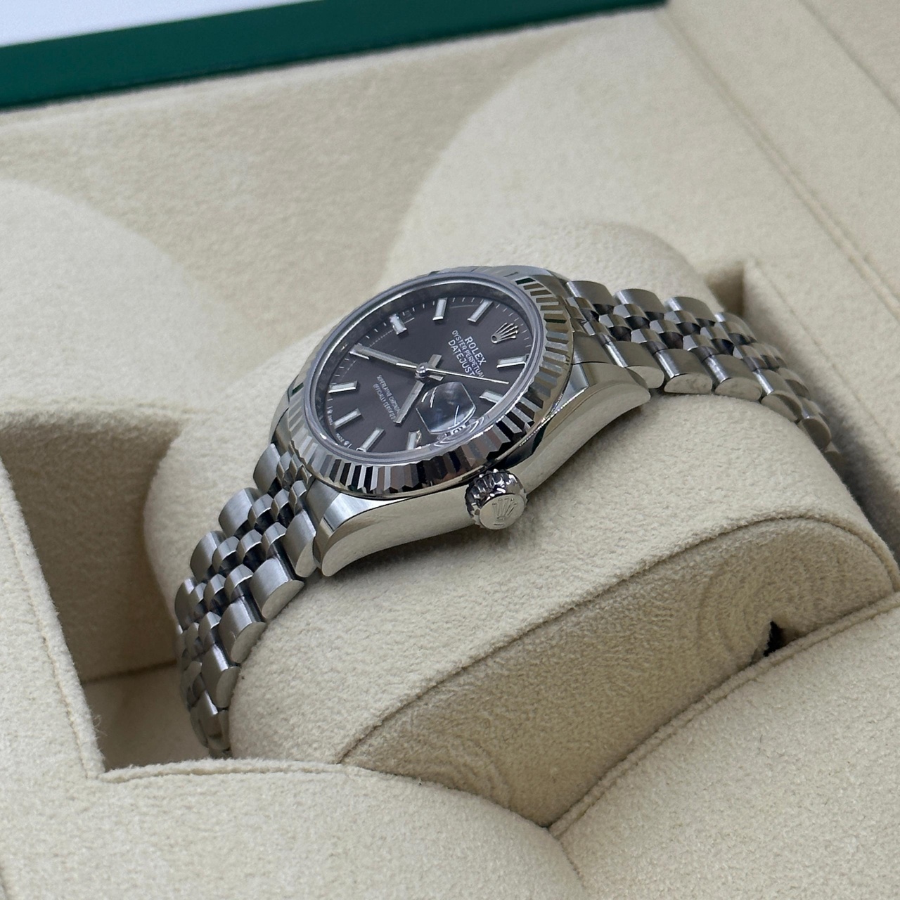 RLX Lady-Datejust 28mm 279174 Dark Grey Dial Oyster Bracelet - LITELUX