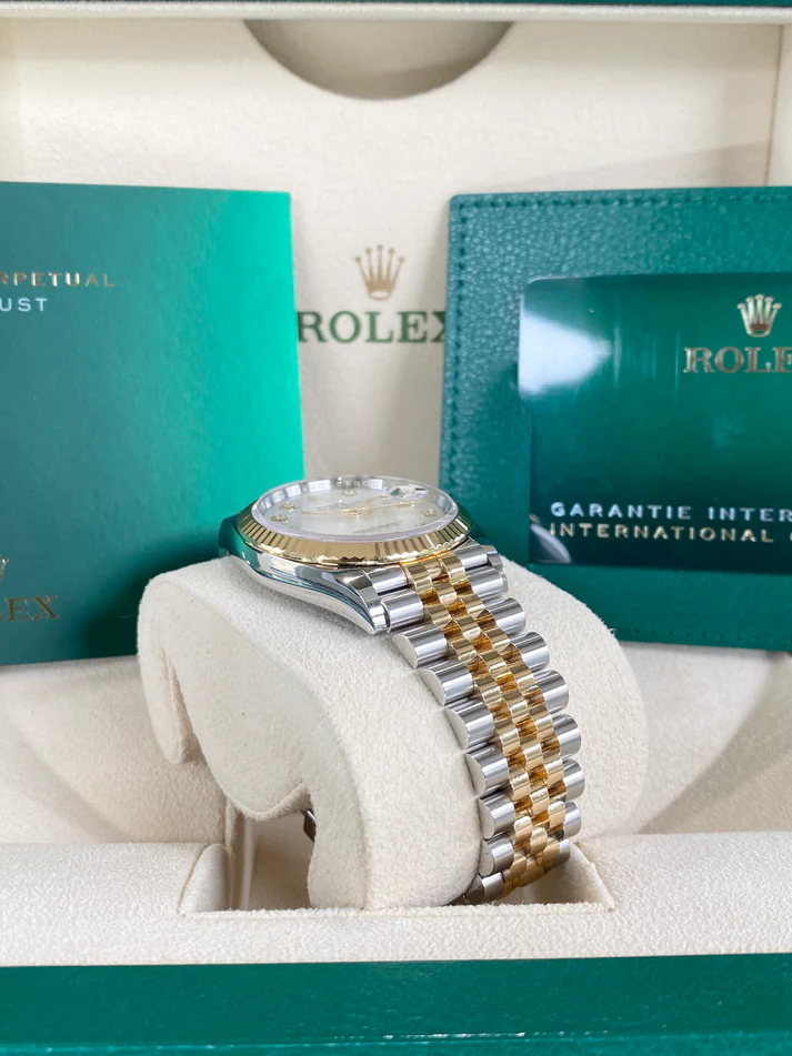 RLX Datejust 36mm 126233 MOP Diamond Dial Jubilee Two-Tone Bracelet Watch - LITELUX