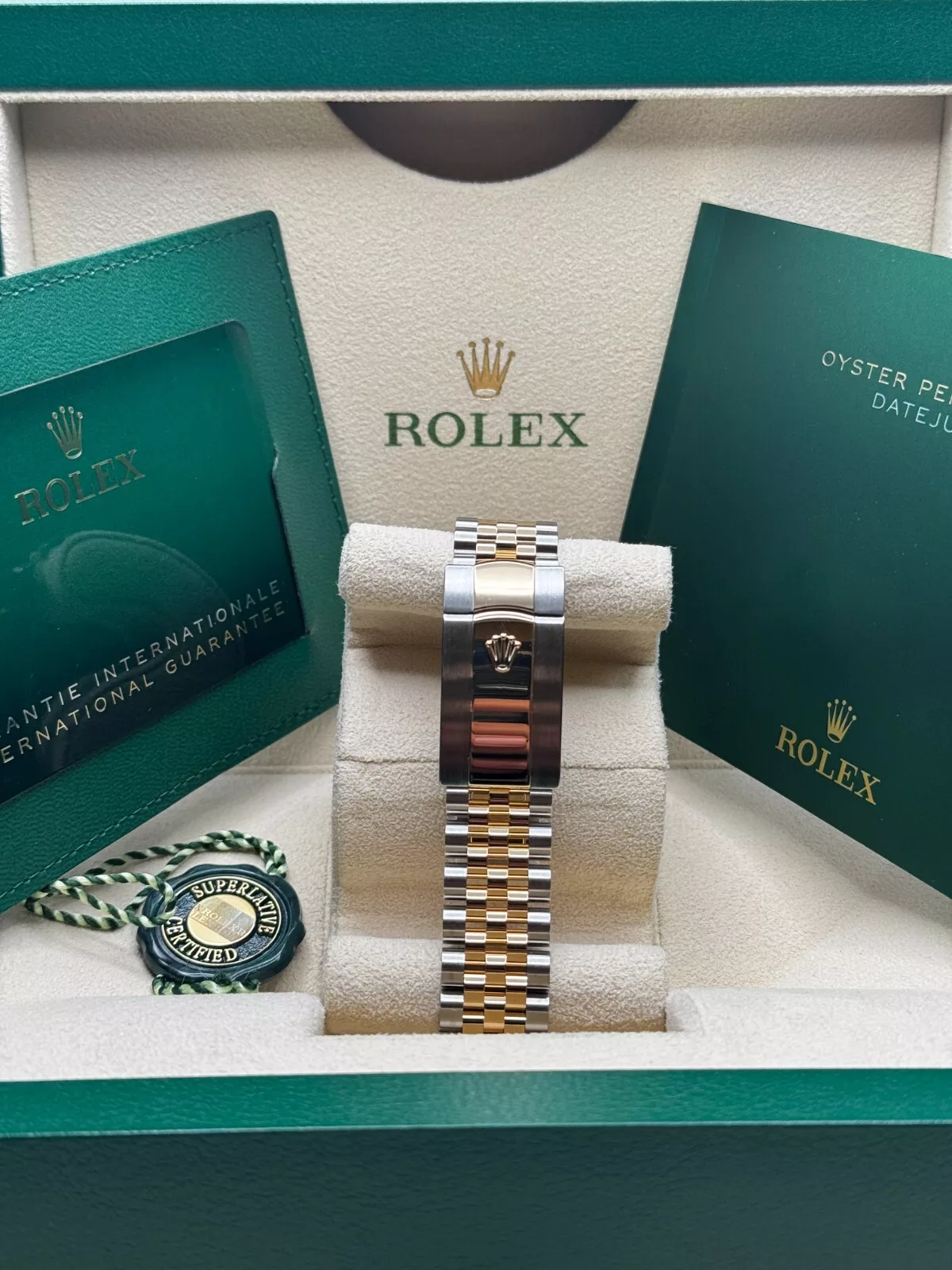 RLX Datejust 41mm 126333 Black Diamond Jubilee Steel and Yellow Gold Men’s Watch - LITELUX