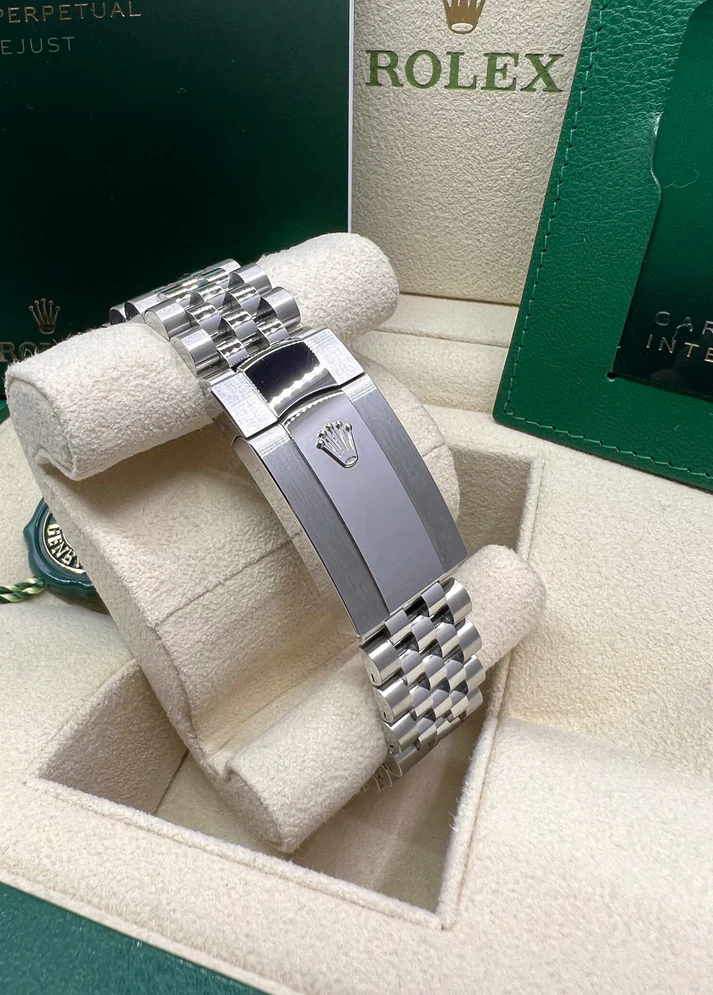 RLX Datejust 36mm 126234 White Roman Dial Oyster Stainless Steel Mens - LITELUX