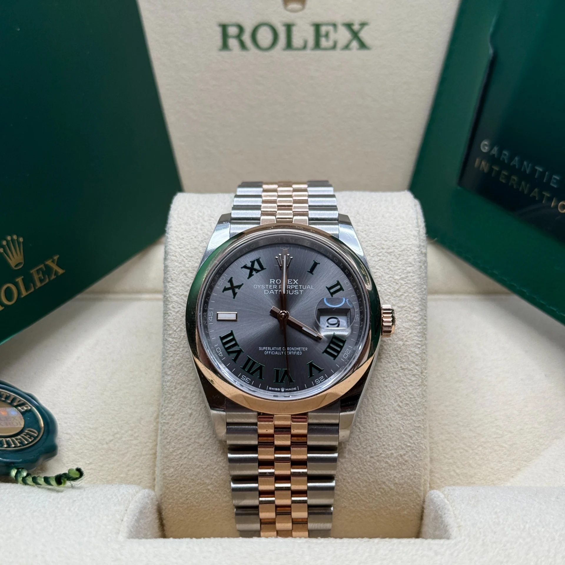 RLX Datejust 36mm 126201 Slate Dial Jubilee Bracelet Watch - LITELUX