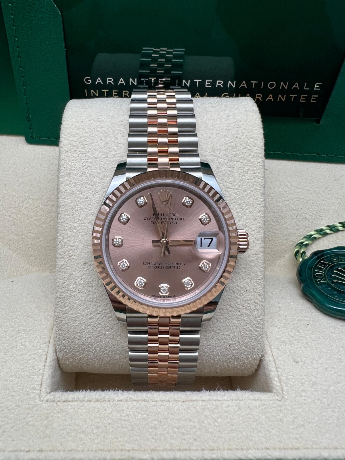 RLX Datejust m278271-0023/0024 Rose 31mm Dial Oyster Bracelet Watch - LITELUX