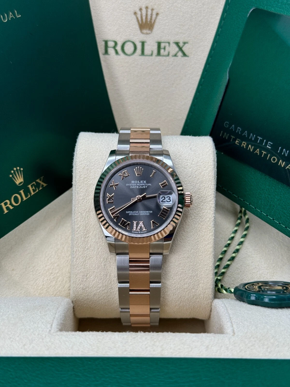 RLX Datejust m278271-0029/0030 Slate 31mm Dial Oyster Bracelet Watch - LITELUX