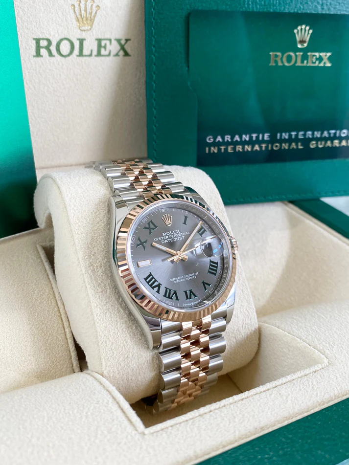 RLX Datejust 36mm 126231 Slate Dial Oyster Bracelet Watch - LITELUX