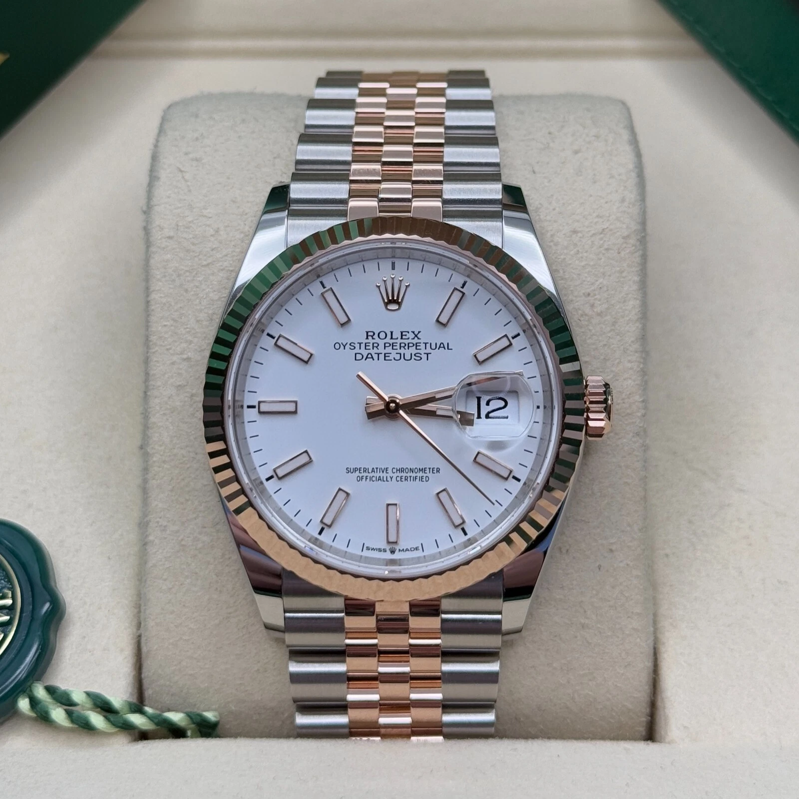 RLX Datejust 36mm 126231 White Dial Jubilee Bracelet - LITELUX