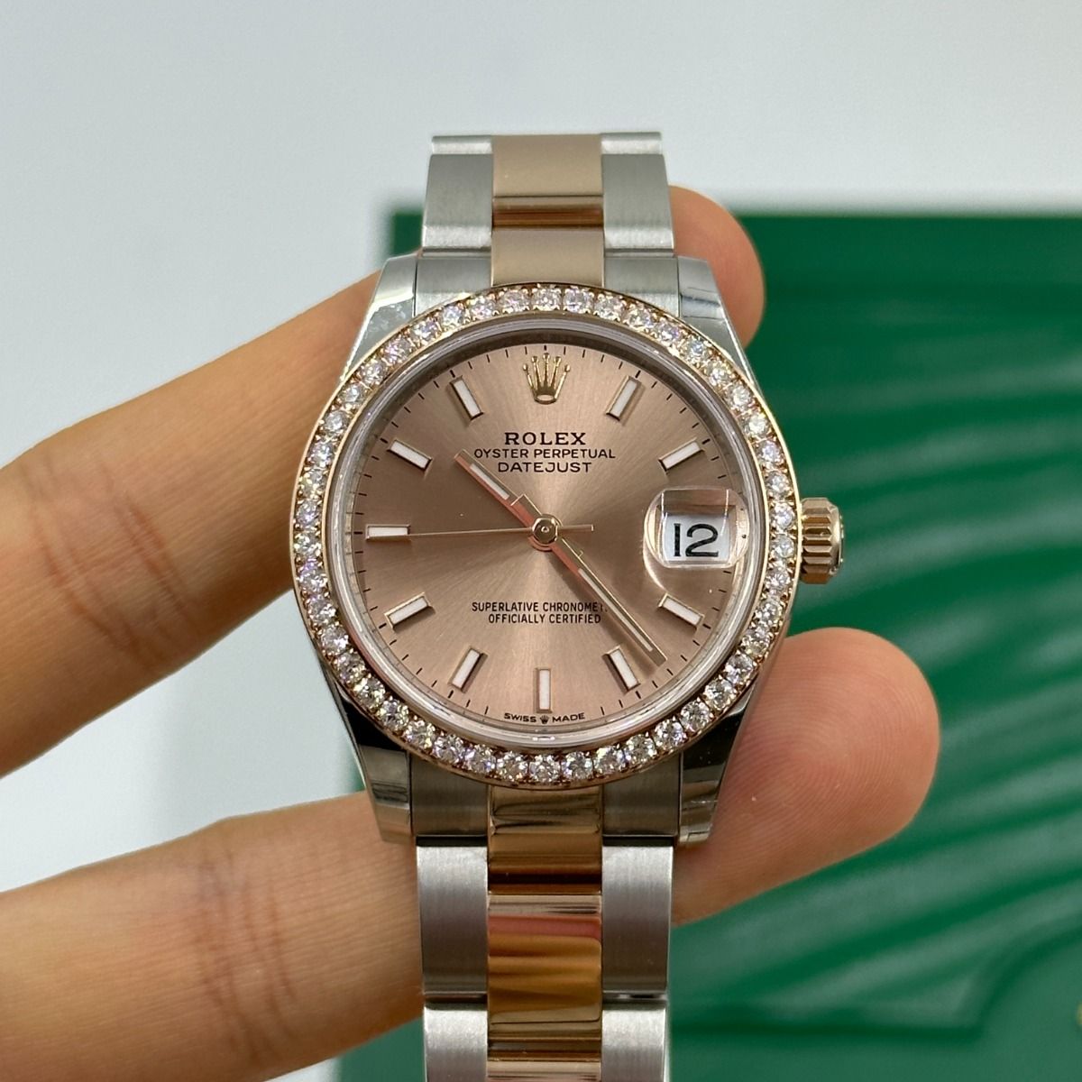 RLX Datejust m278381-0009/0010 Rose Dial Diamond-Set Bezel 31mm - LITELUX