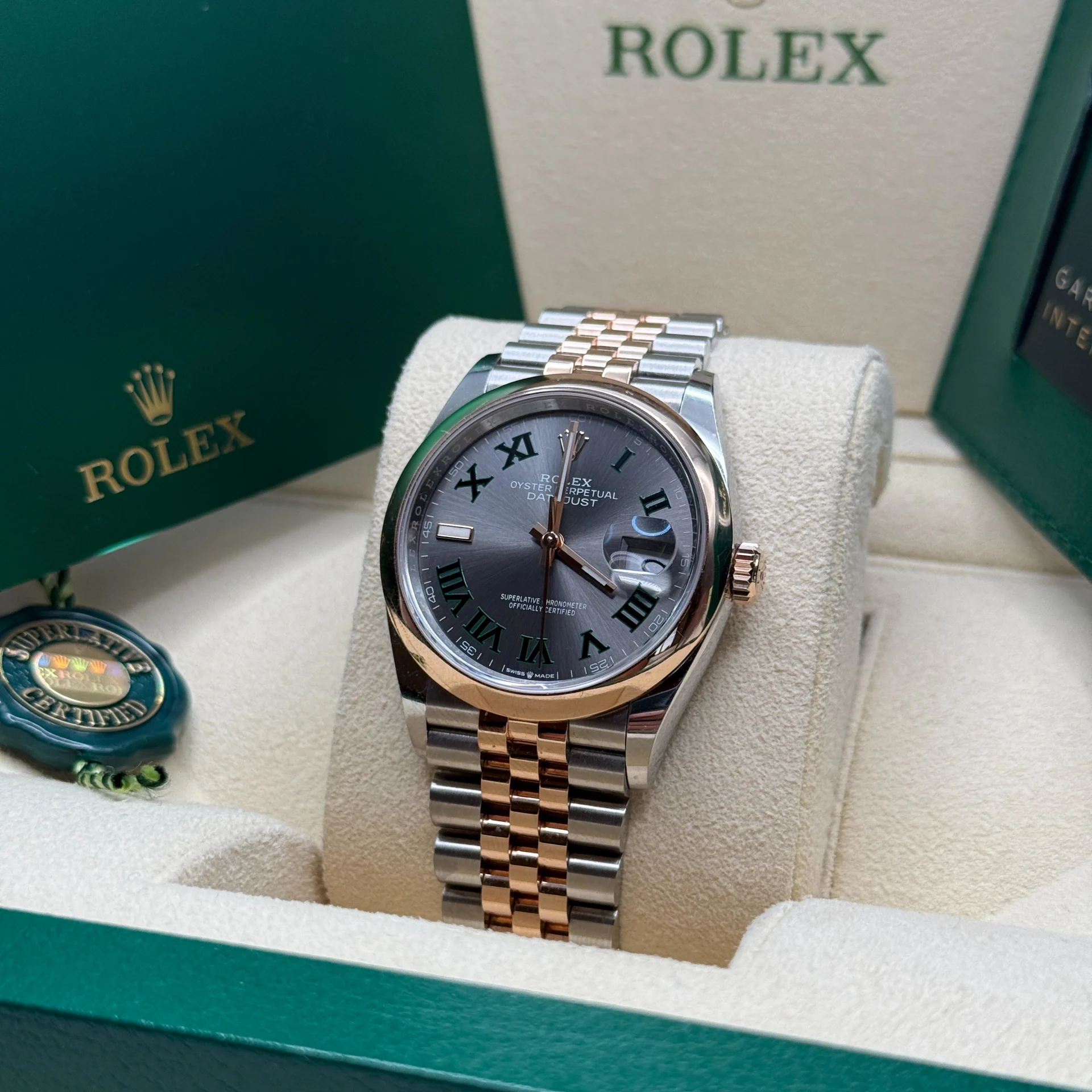 RLX Datejust 36mm 126201 Slate Dial Jubilee Bracelet Watch - LITELUX
