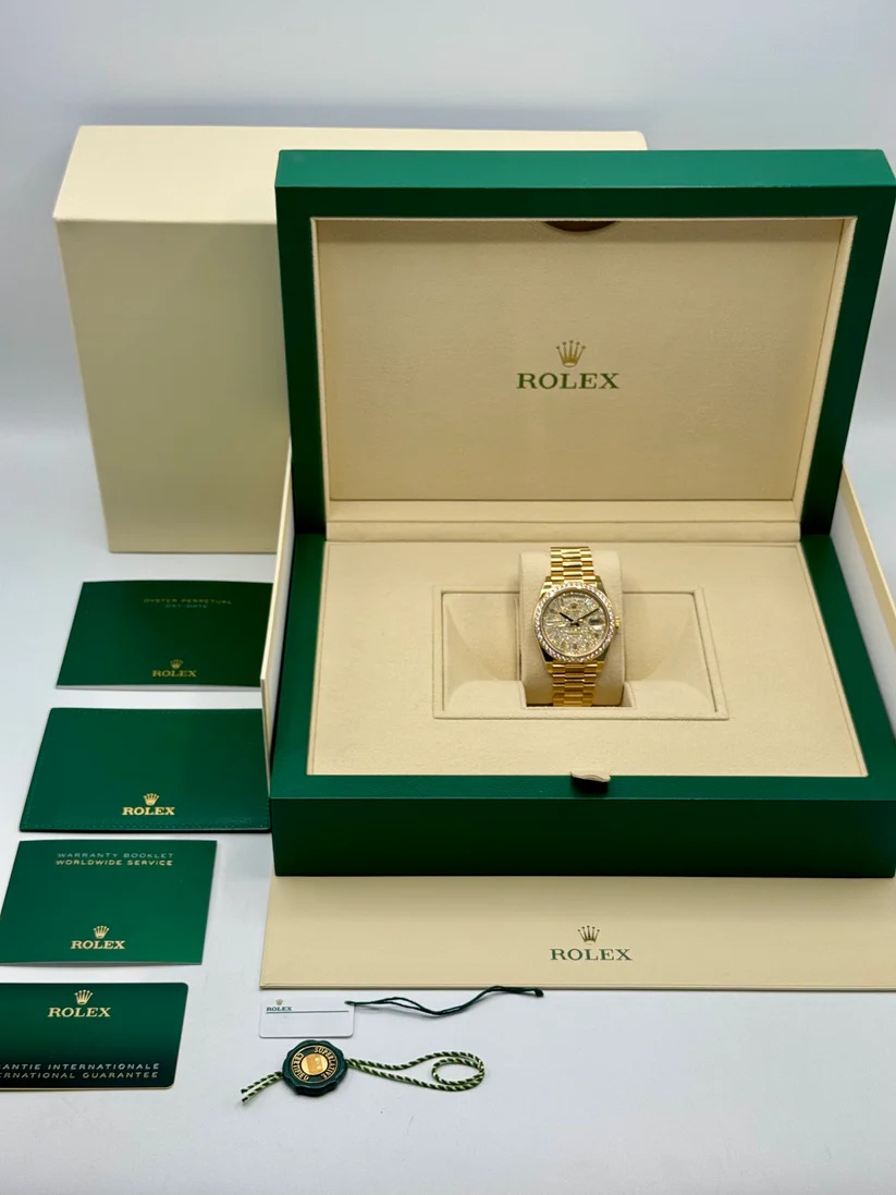 RLX Day-Date 40mm Diamond Dial Watch 228348RBR-0037 - LITELUX