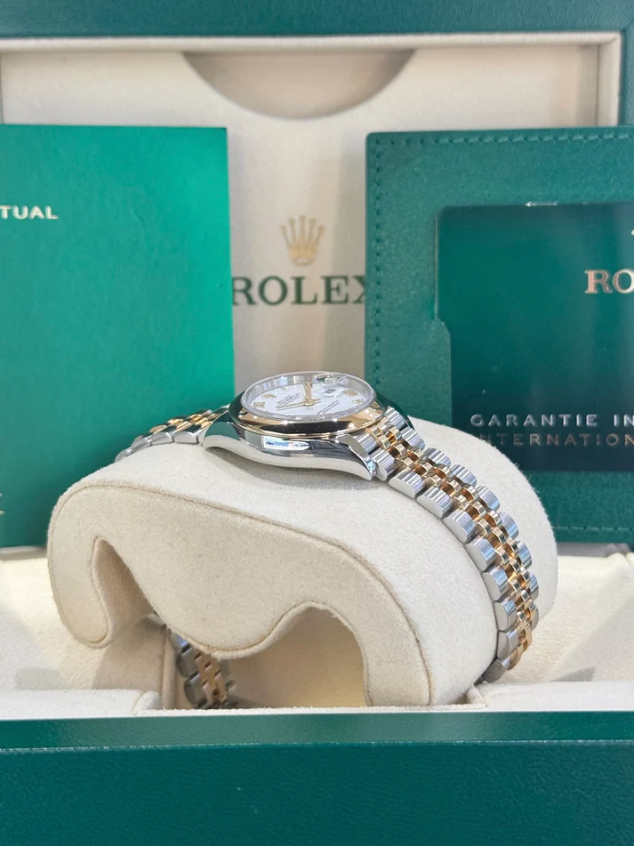 RLX Lady-Datejust 28mm 279163 White Roman Dial Oyster Bracelet - LITELUX