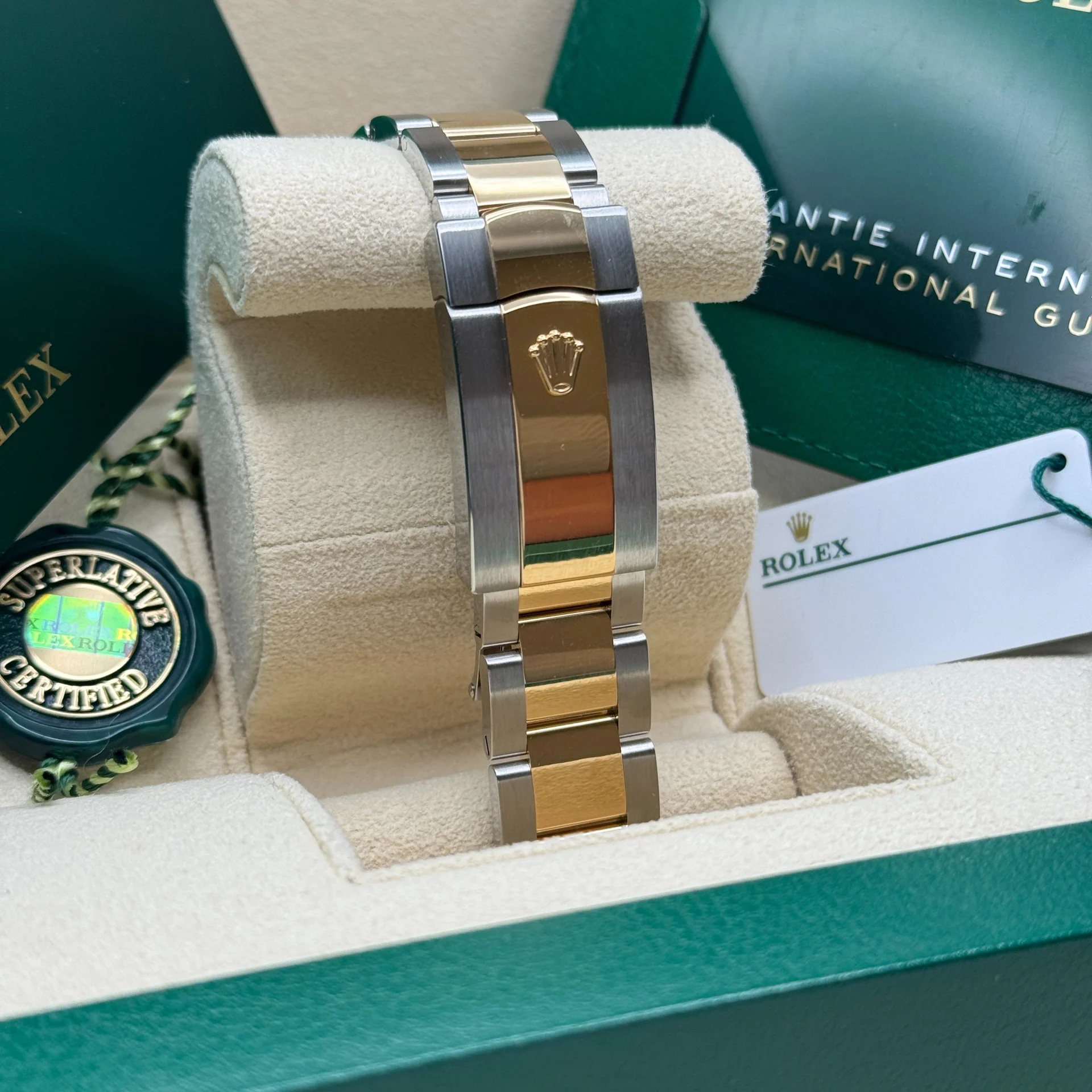 RLX Datejust 41mm 126333 Two-Tone Yellow Gold Fluted Bezel 