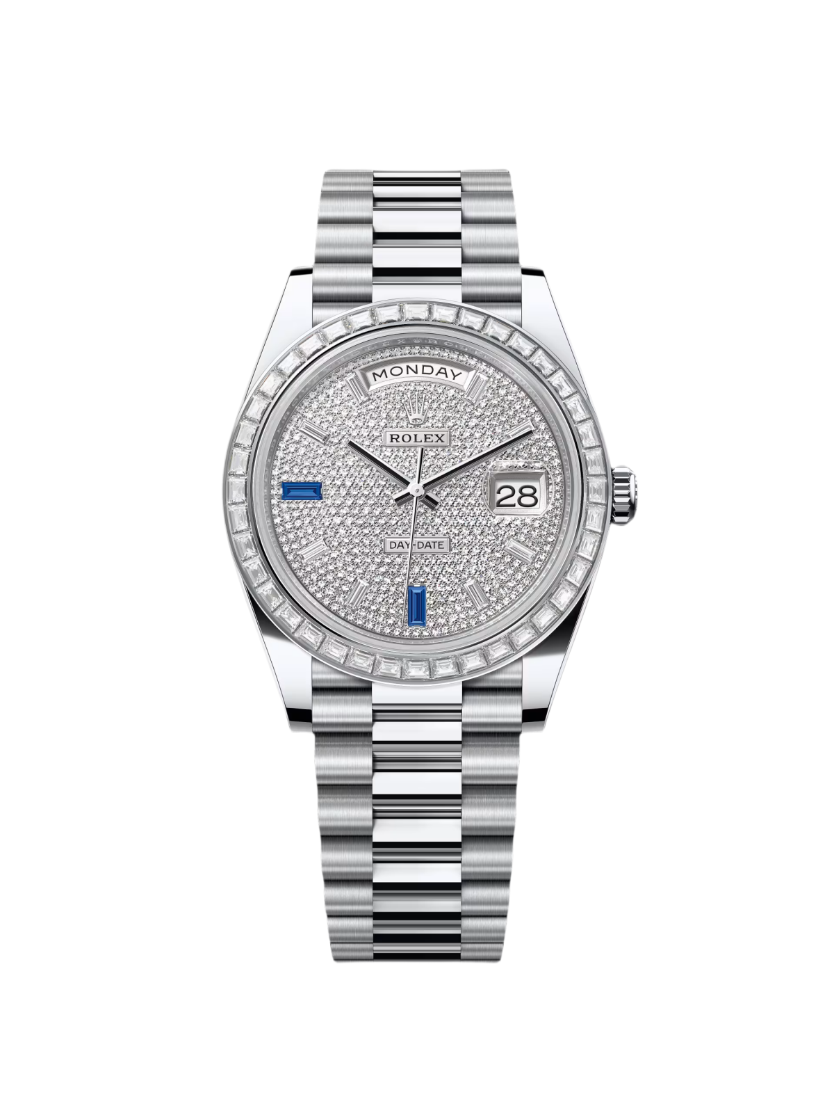 RLX Day-Date 40mm 228396TBR-0021 Diamonds Sapphires Dial - LITELUX