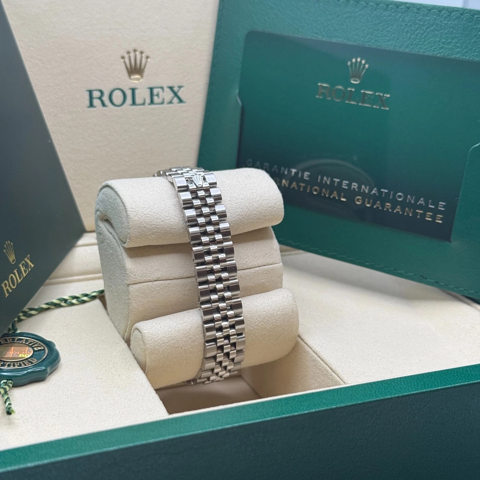 RLX Lady-Datejust 28mm 279174 Silver Roman Dial Oyster Bracelet - LITELUX