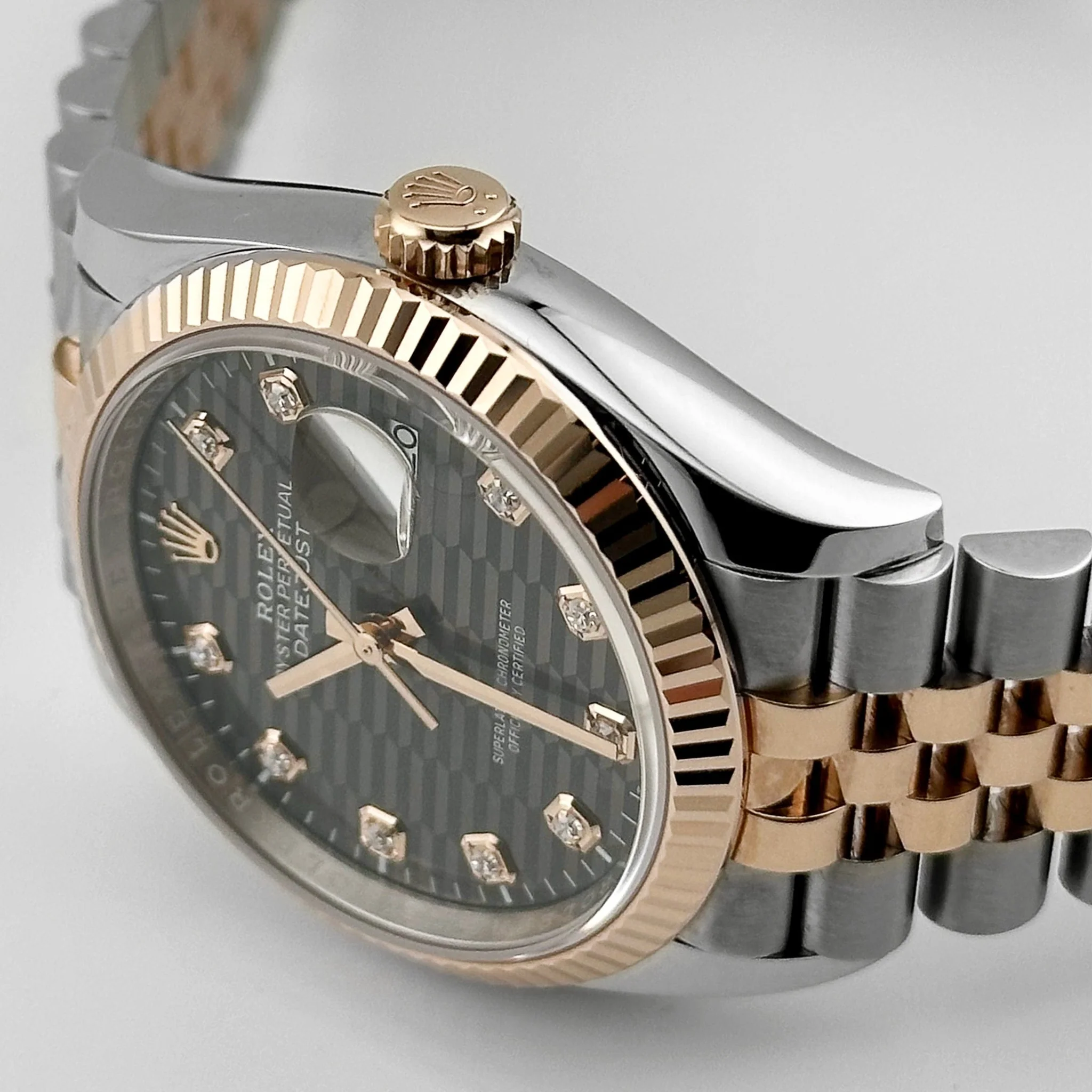 RLX Datejust 36mm 126231 Slate Fluted Motif Dial 36mm Jubilee Bracelet - LITELUX