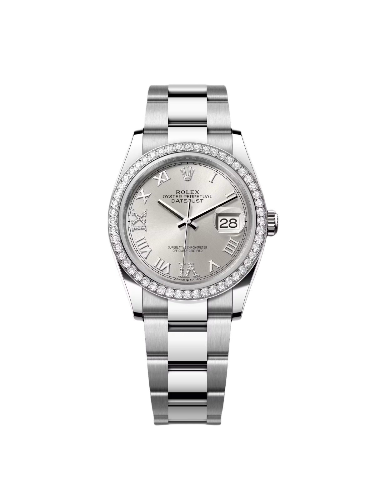 RLX Datejust 36mm 126284 Silver Dial Jubilee Bracelet - LITELUX