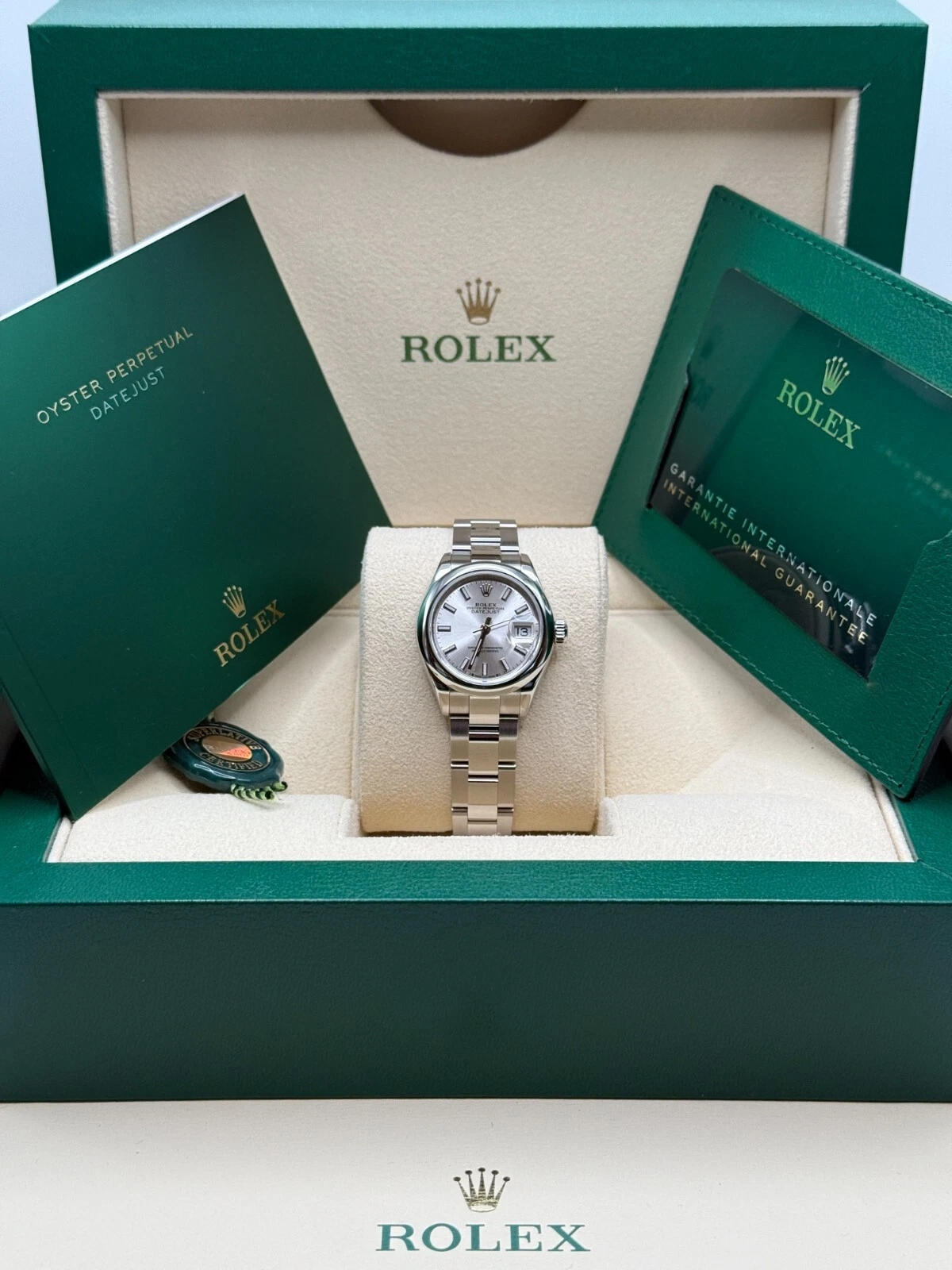 RLX Lady-Datejust 28mm m279160 Oyster Perpetual Silver Dial Oyster Bracelet - LITELUX