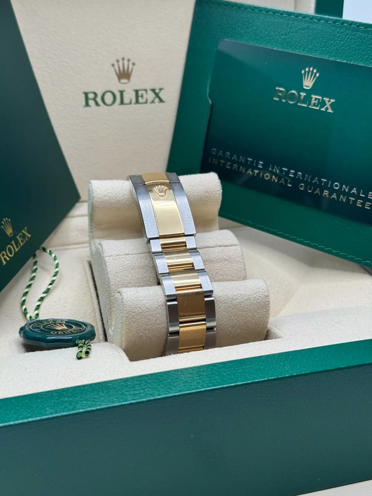 RLX Datejust 41mm Two-Tone Yellow Gold Fluted Bezel Champagne Diamond Dial Oyster - 126333 - LITELUX
