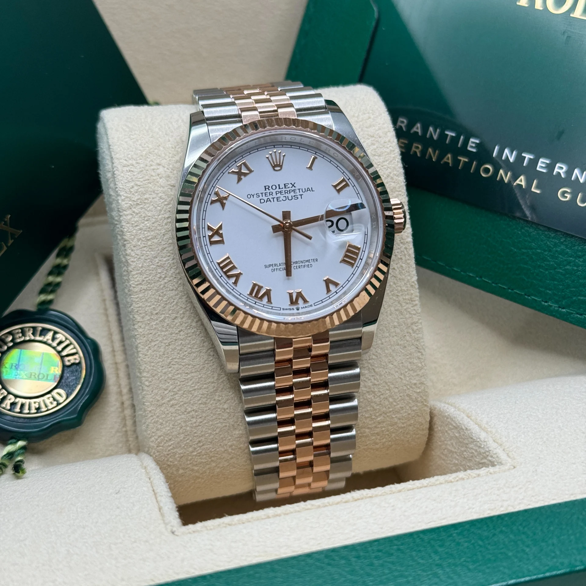RLX Datejust 36mm 126231 White Dial Oyster Bracelet - LITELUX