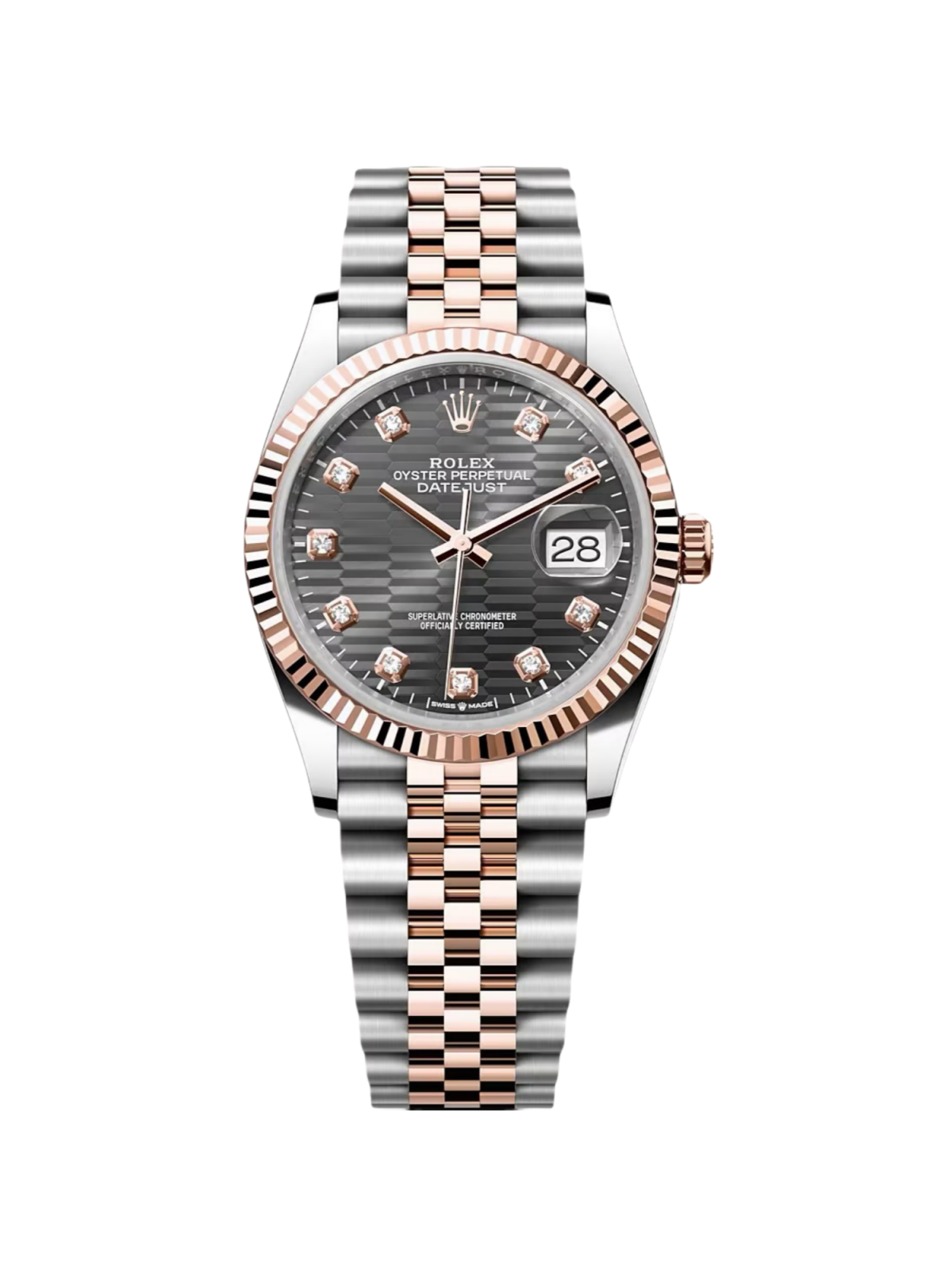RLX Datejust 36mm 126231 Slate Fluted Motif Dial 36mm Jubilee Bracelet - LITELUX