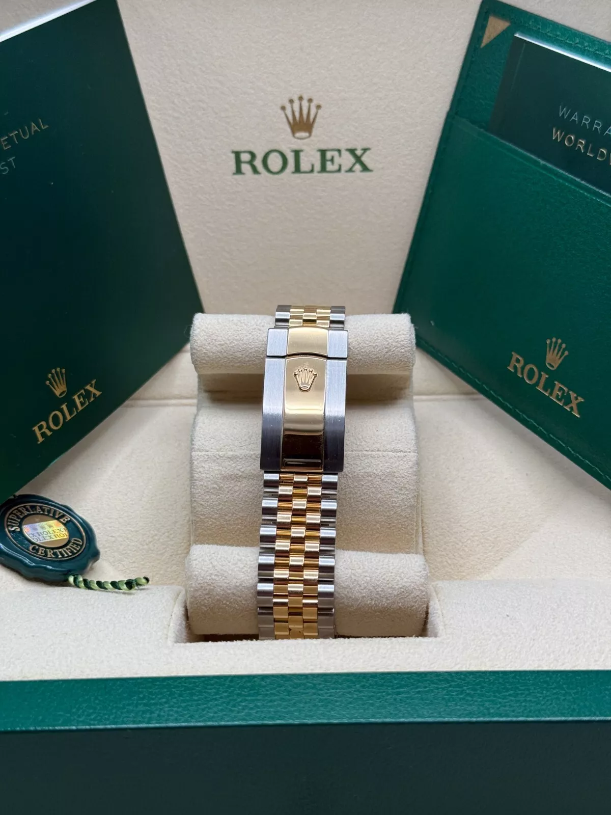 RLX Datejust 36mm 126233 White Index Dial Two-Tone Jubilee Bracelet Watch - LITELUX