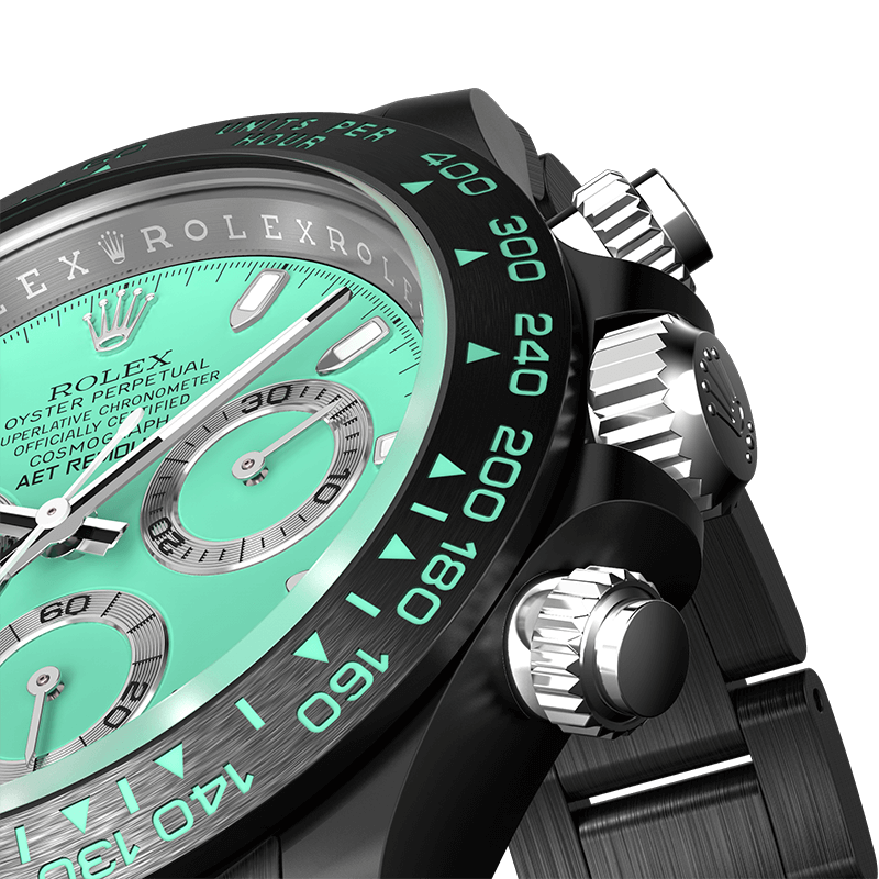 This product is out of stock. If you need to purchase it, please contact us to customize it.Rolex Daytona BISCAY GREEN BLACK CERAMIC This product is out of stock. If you need to purchase it, please contact us to customize it.Rolex Daytona BISCAY GRE - LITELUX