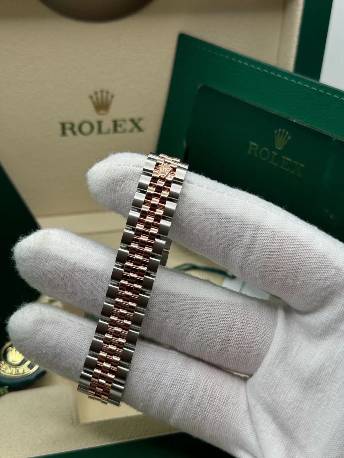 RLX Lady-Datejust 28mm 279171 Green Diamond Oyster Stainless Steel and Rose Gold - LITELUX