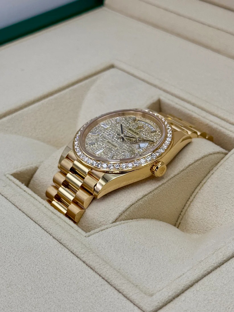 RLX Day-Date 40mm Diamond Dial Watch 228348RBR-0037 - LITELUX