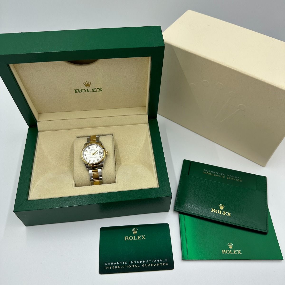 RLX Datejust m278243-0019/0020 31mm Silver Dial Yellow Rolesor Oyster Watch - LITELUX