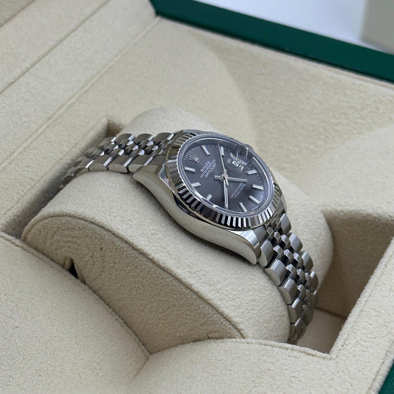 RLX Lady-Datejust 28mm 279174 Dark Grey Dial Oyster Bracelet - LITELUX