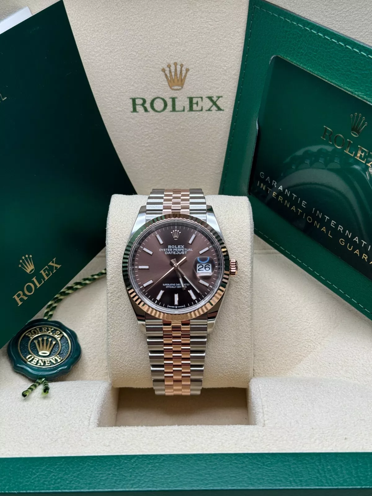RLX Datejust 36mm 126231 Chocolate Dial Oyster Bracelet - LITELUX