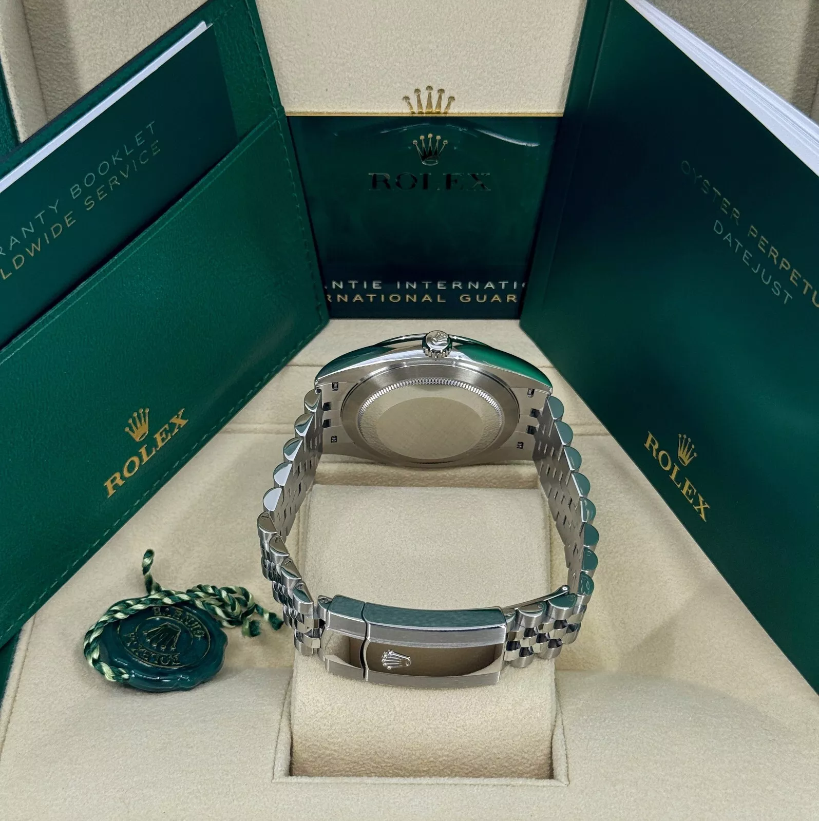 RLX Datejust 41mm 126300 Black Index Oyster 41mm Stainless Steel Watch - LITELUX