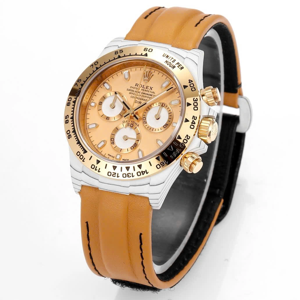 12A(Swiss movement)【Rolex Cosmograph Daytona DIW Golden Essence 40mm Replica 1:1 – Top Quality Version - LITELUX