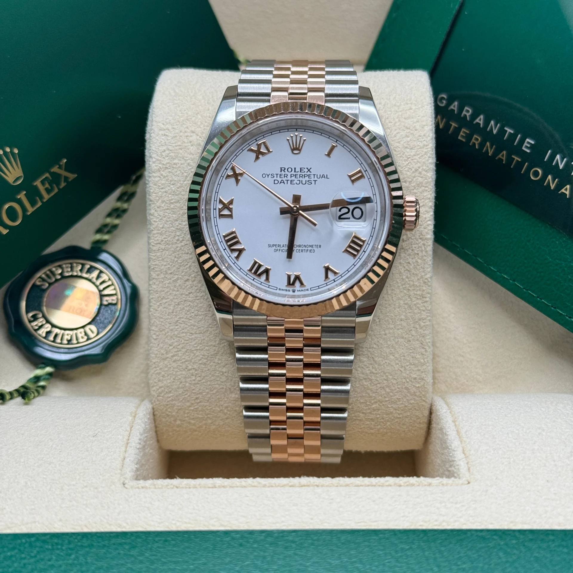 RLX Datejust 36mm 126231 White Dial Oyster Bracelet - LITELUX