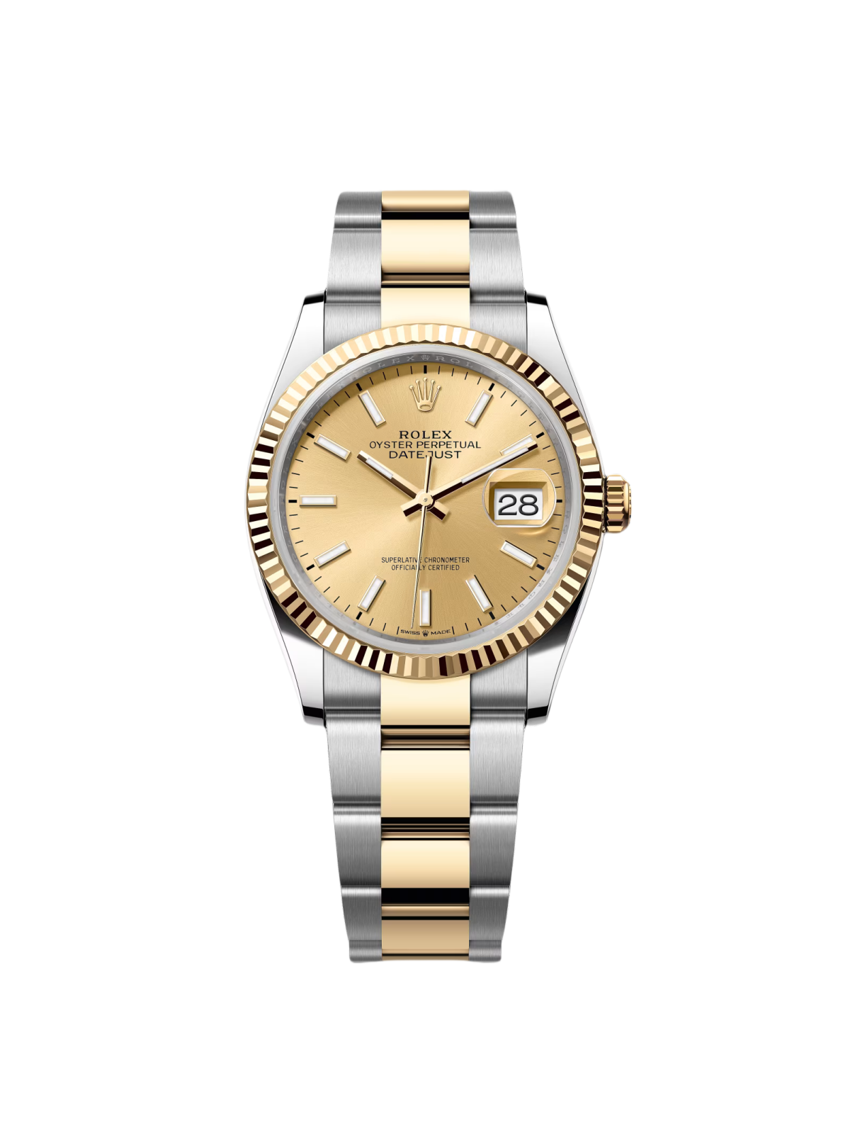 RLX Datejust 36mm 126233 Champagne Dial Jubilee Bracelet Watch - LITELUX