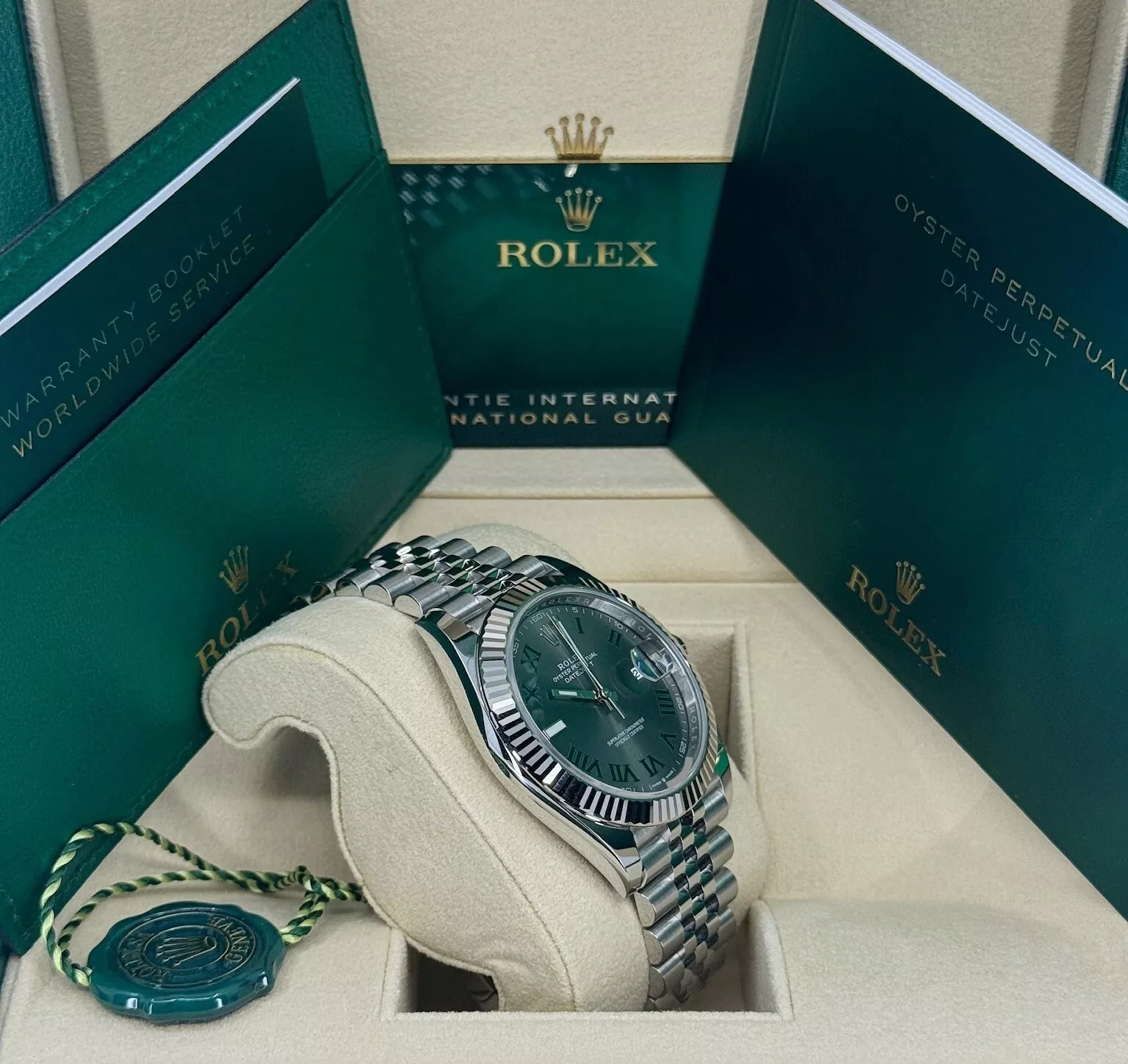 RLX Datejust 36mm 126234 Datejust Slate Roman Dial Jubilee Watch - LITELUX