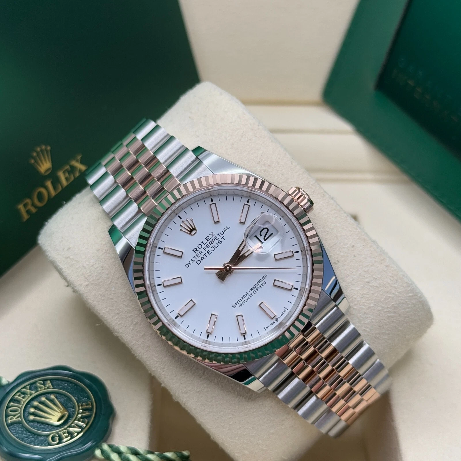 RLX Datejust 36mm 126231 White Dial Jubilee Bracelet - LITELUX
