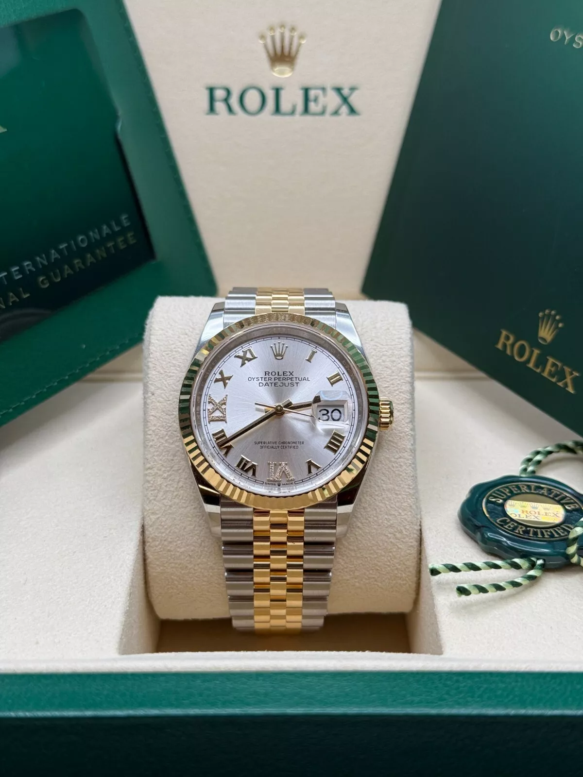 RLX Datejust 36mm 126233 Silver Dial Jubilee Bracelet Watch - LITELUX