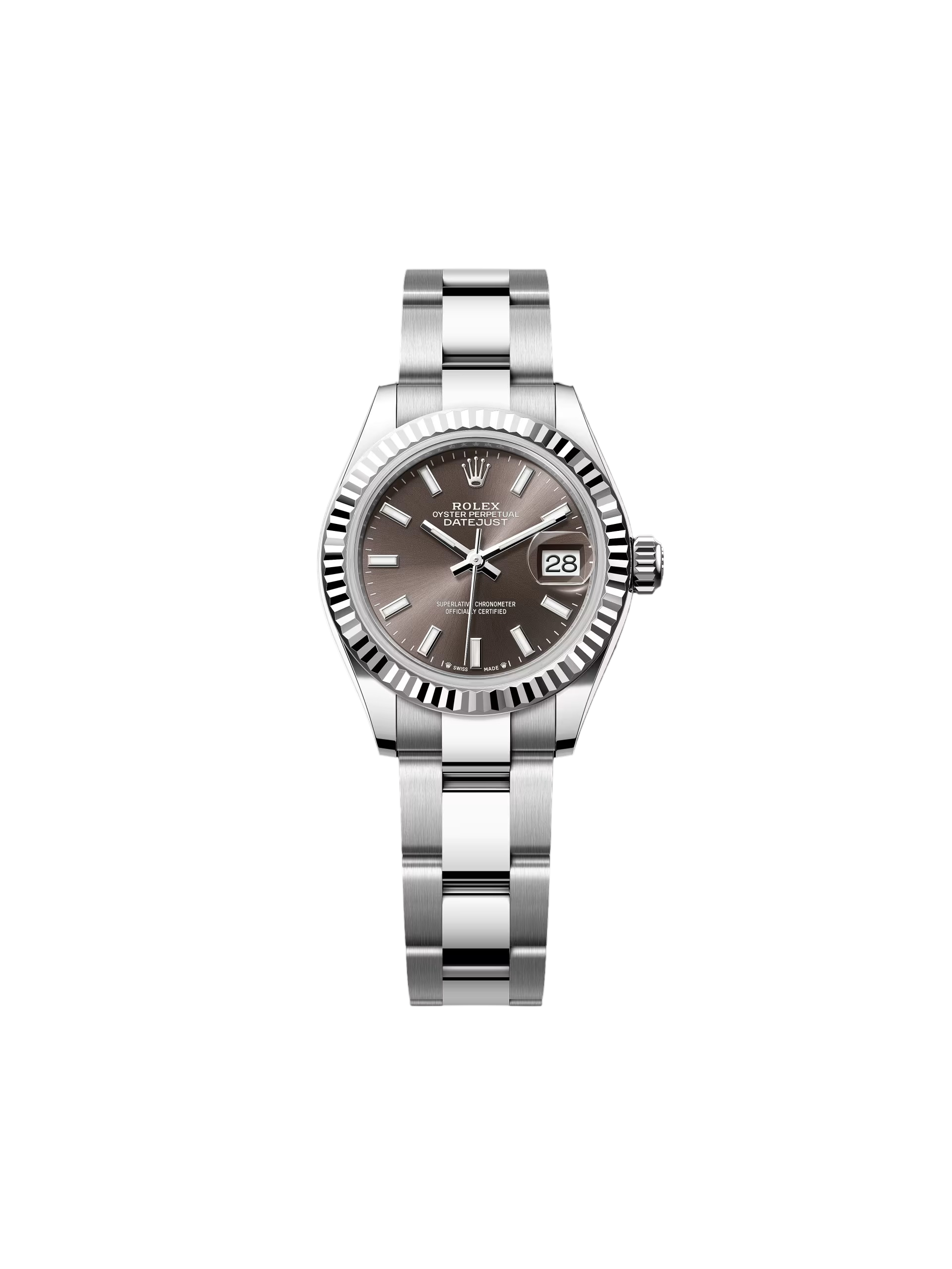 RLX Lady-Datejust 28mm 279174 Dark Grey Dial Oyster Bracelet - LITELUX