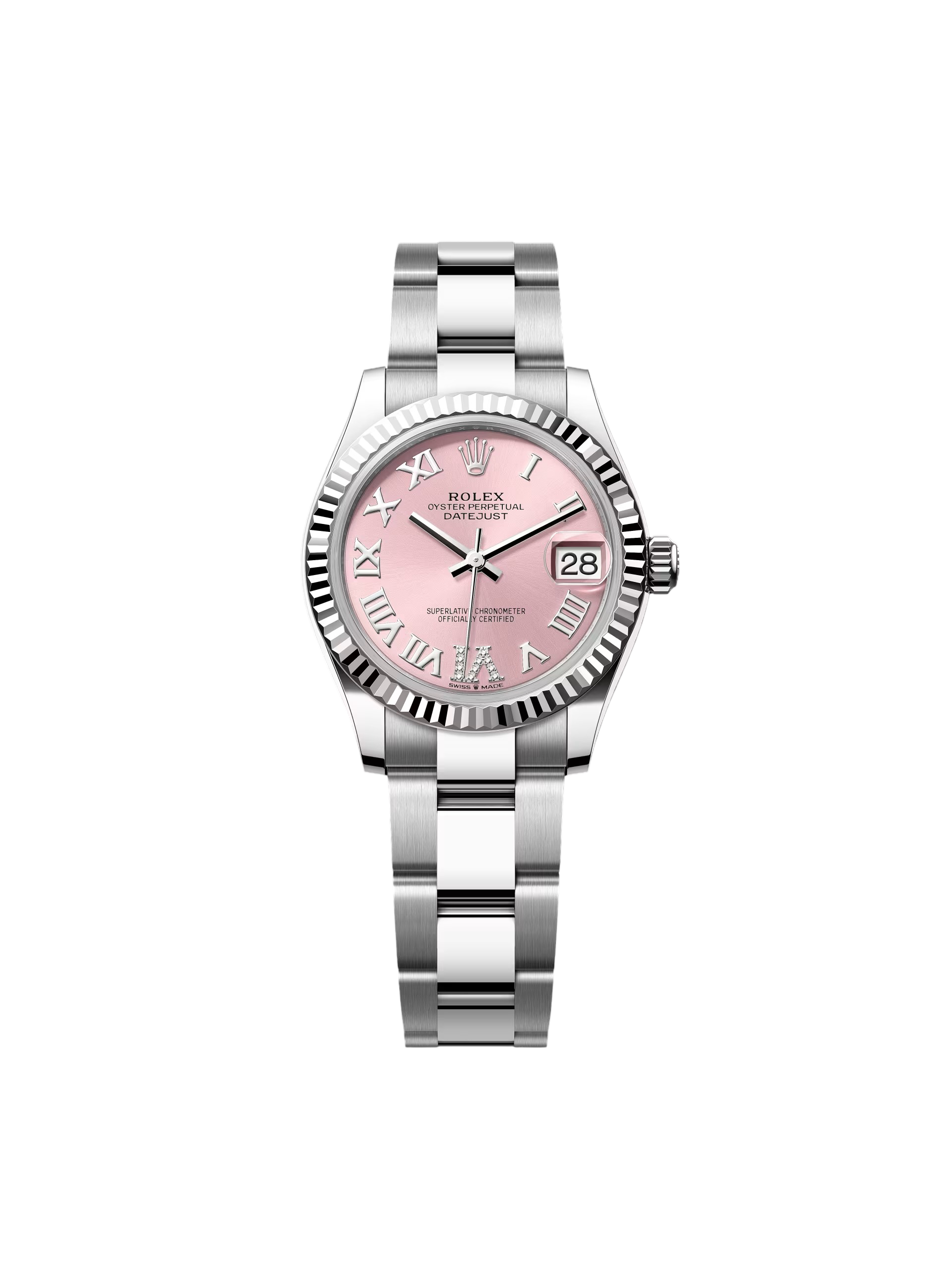 RLX Datejust m278274-0023/0024 Pink 31mm Dial Oyster Watch - LITELUX