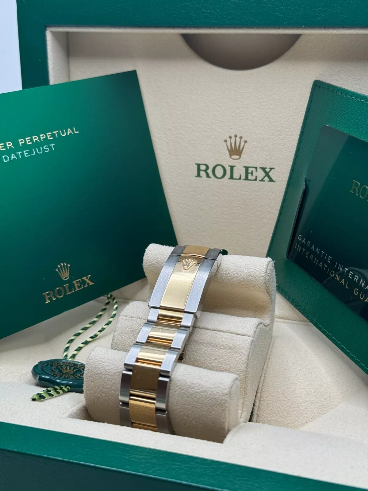 RLX Datejust 41mm Two-Tone Yellow Gold Fluted Bezel Champagne Diamond Dial Oyster - 126333 - LITELUX